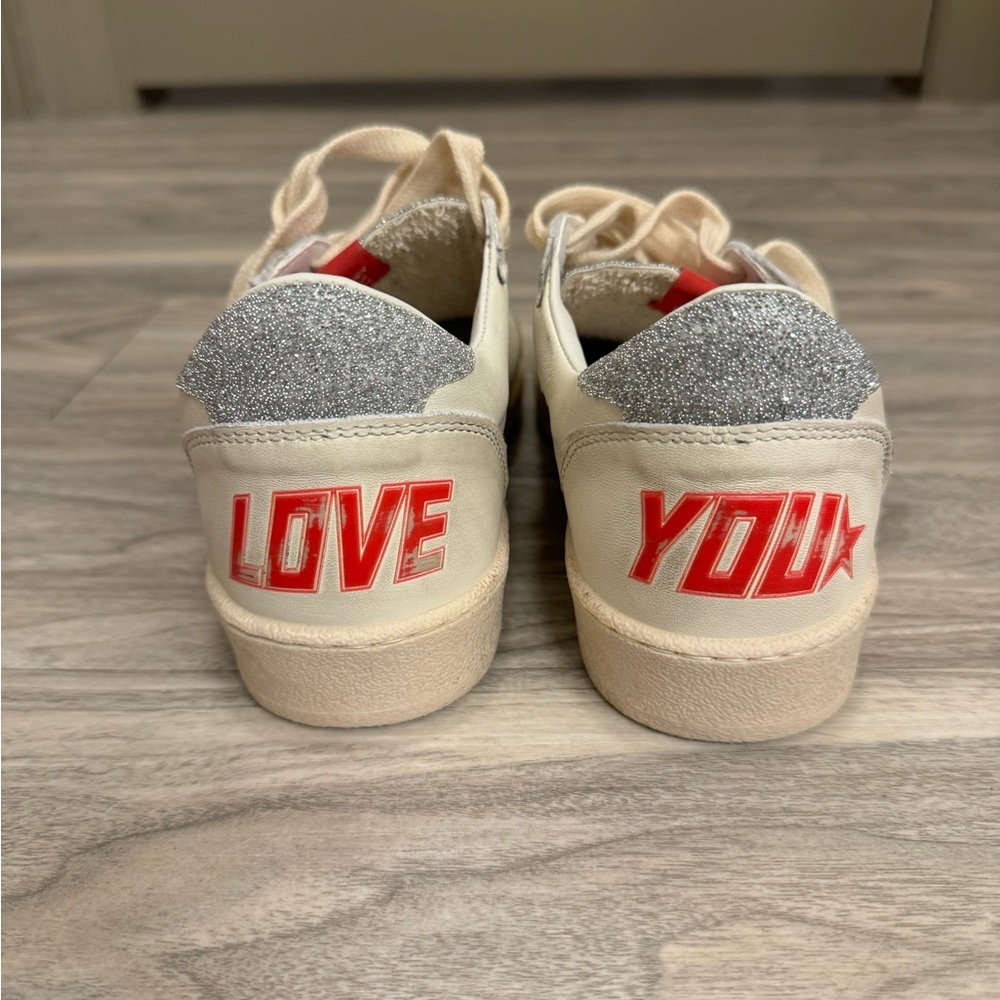 golden goose brand new Valentine’s Day edition sneakers size 37